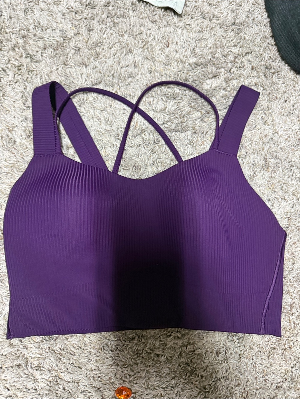 Lululemon like a cloud ribbed bra size 6